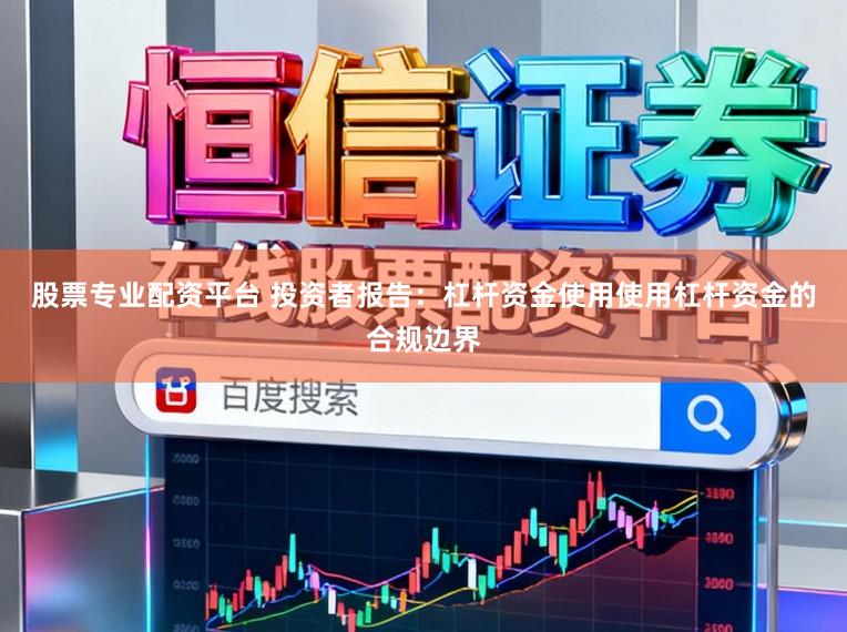 股票专业配资平台 投资者报告：杠杆资金使用使用杠杆资金的合规边界